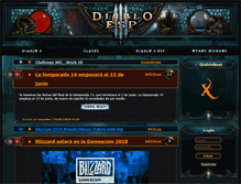 Tablet Screenshot of diablo3-esp.com